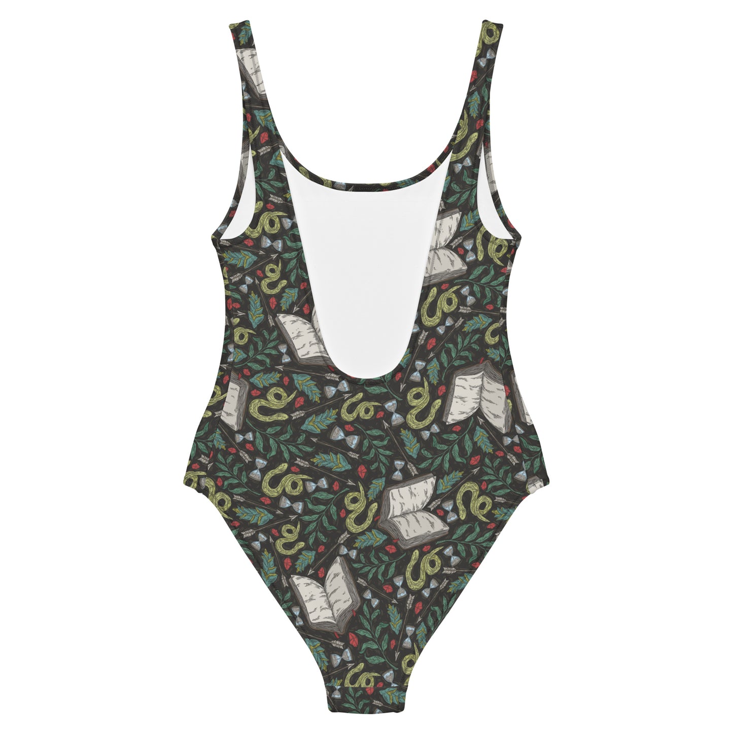 Snakes & Books One-Piece Swimsuit