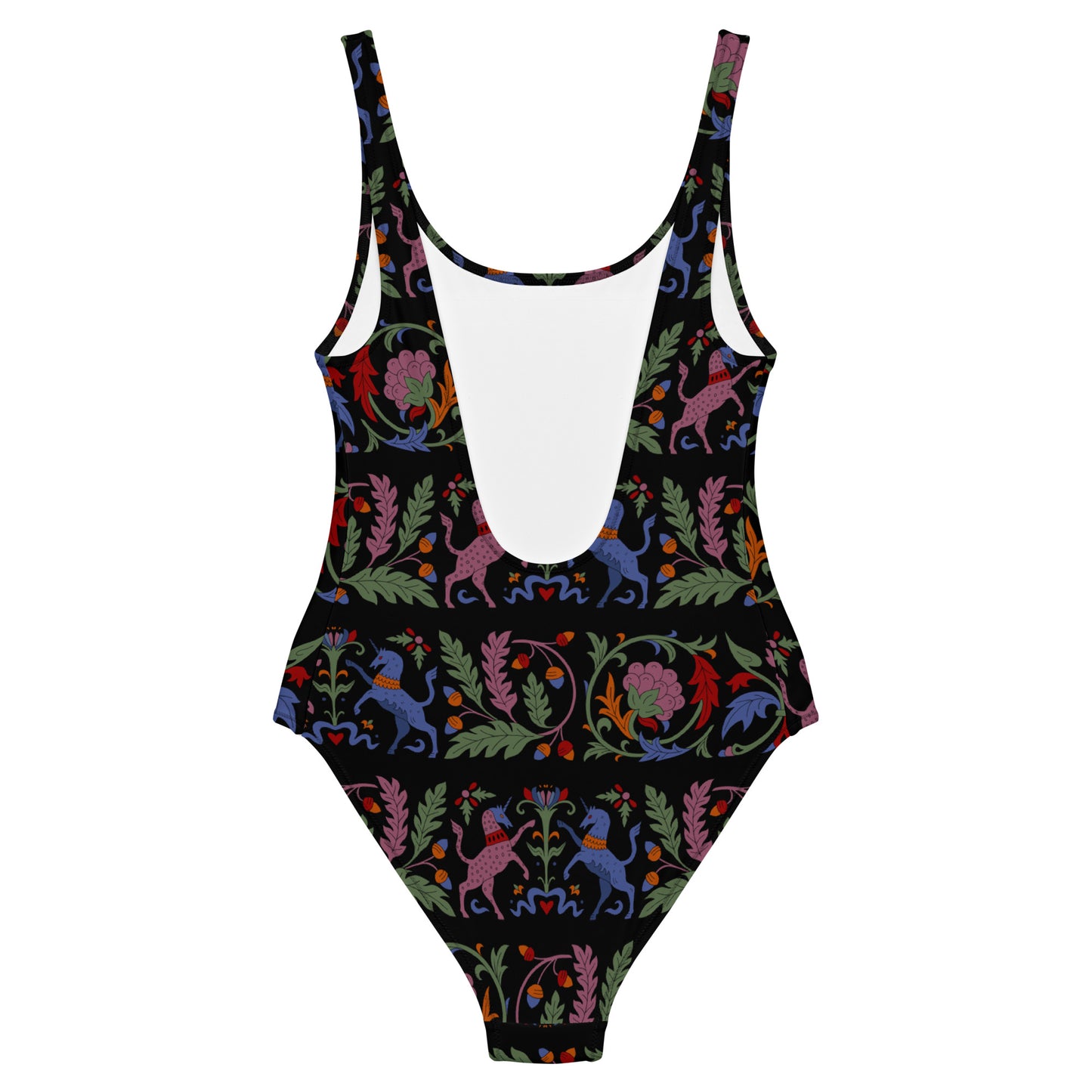 Medieval Unicorn One-Piece Swimsuit