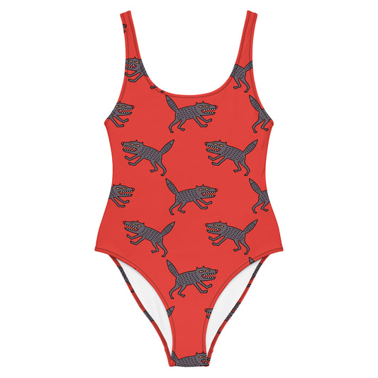 Thirsty Like the Wolf One-Piece Swimsuit