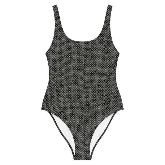 Chain Mail One-Piece Swimsuit