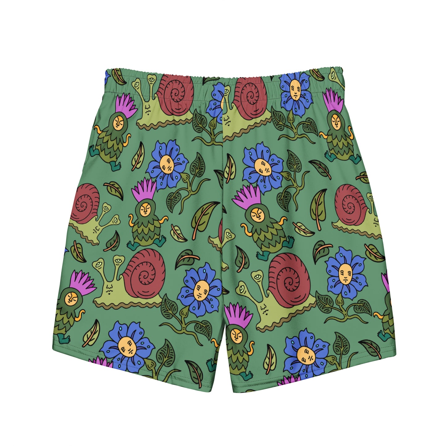 Garden Partyyy Men's swim trunks