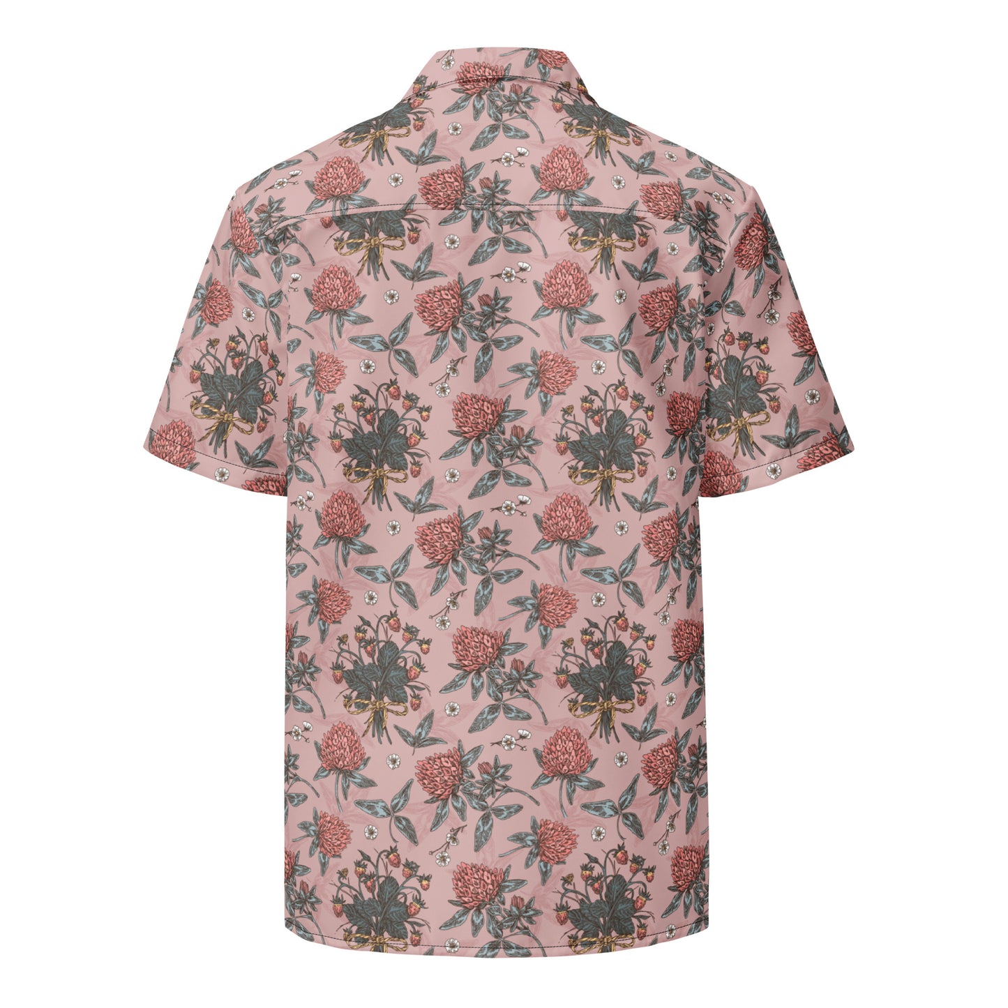 Pink Thistle Unisex button shirt