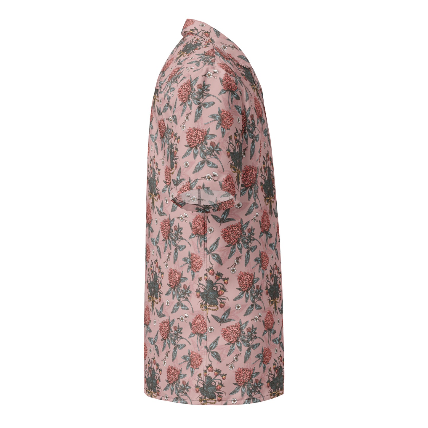 Pink Thistle Unisex button shirt