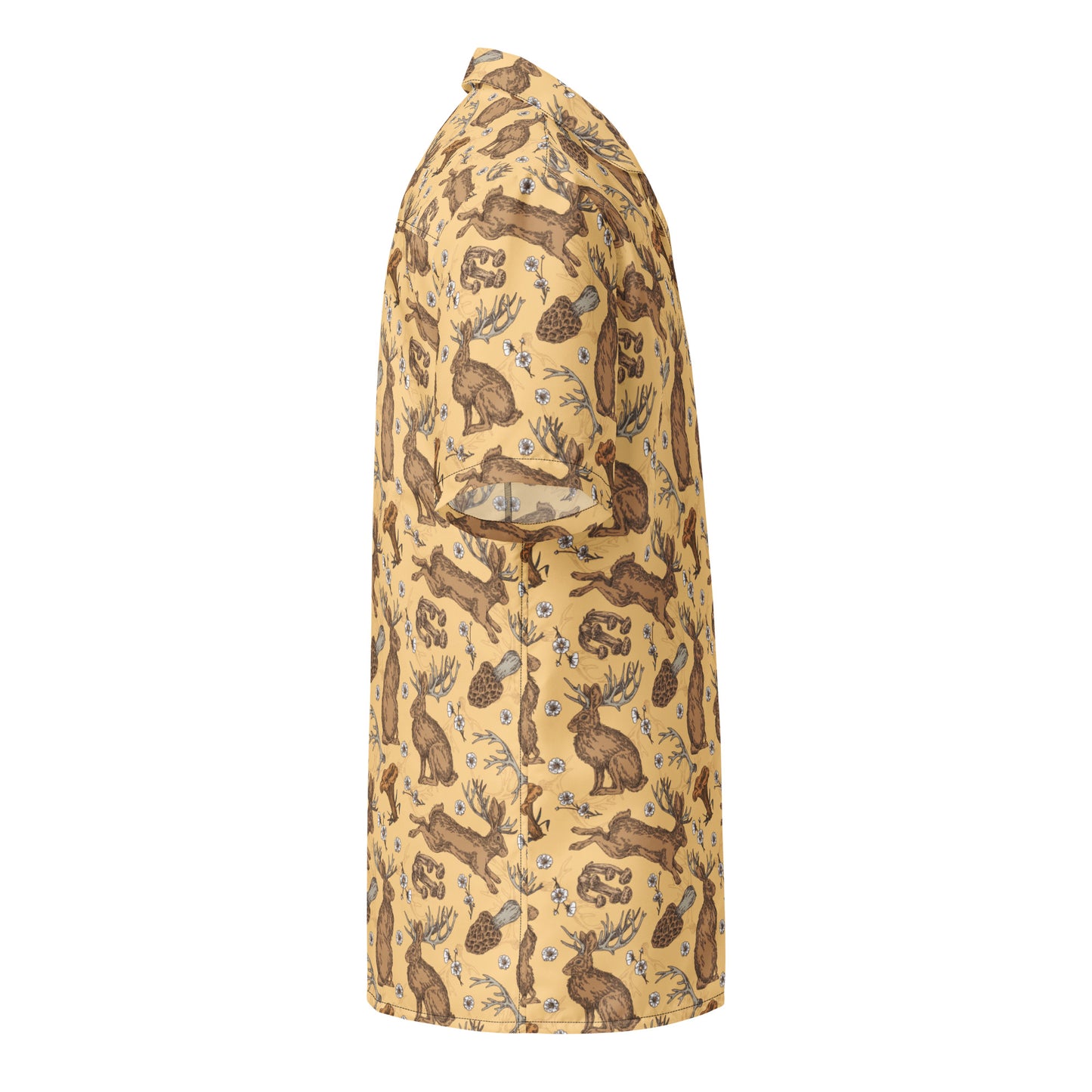 Golden Jackalope Unisex button shirt