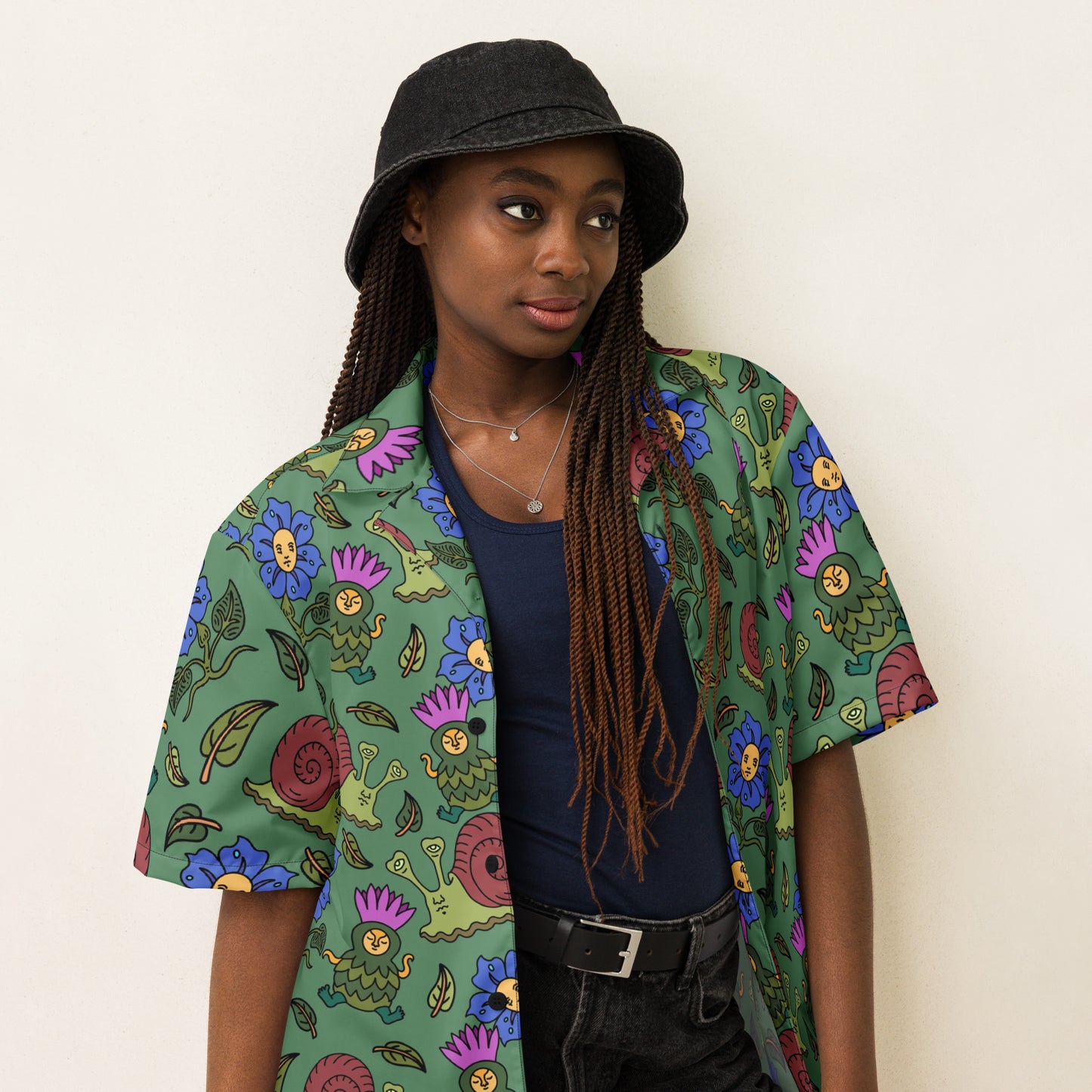 Garden Partyyy Unisex button shirt