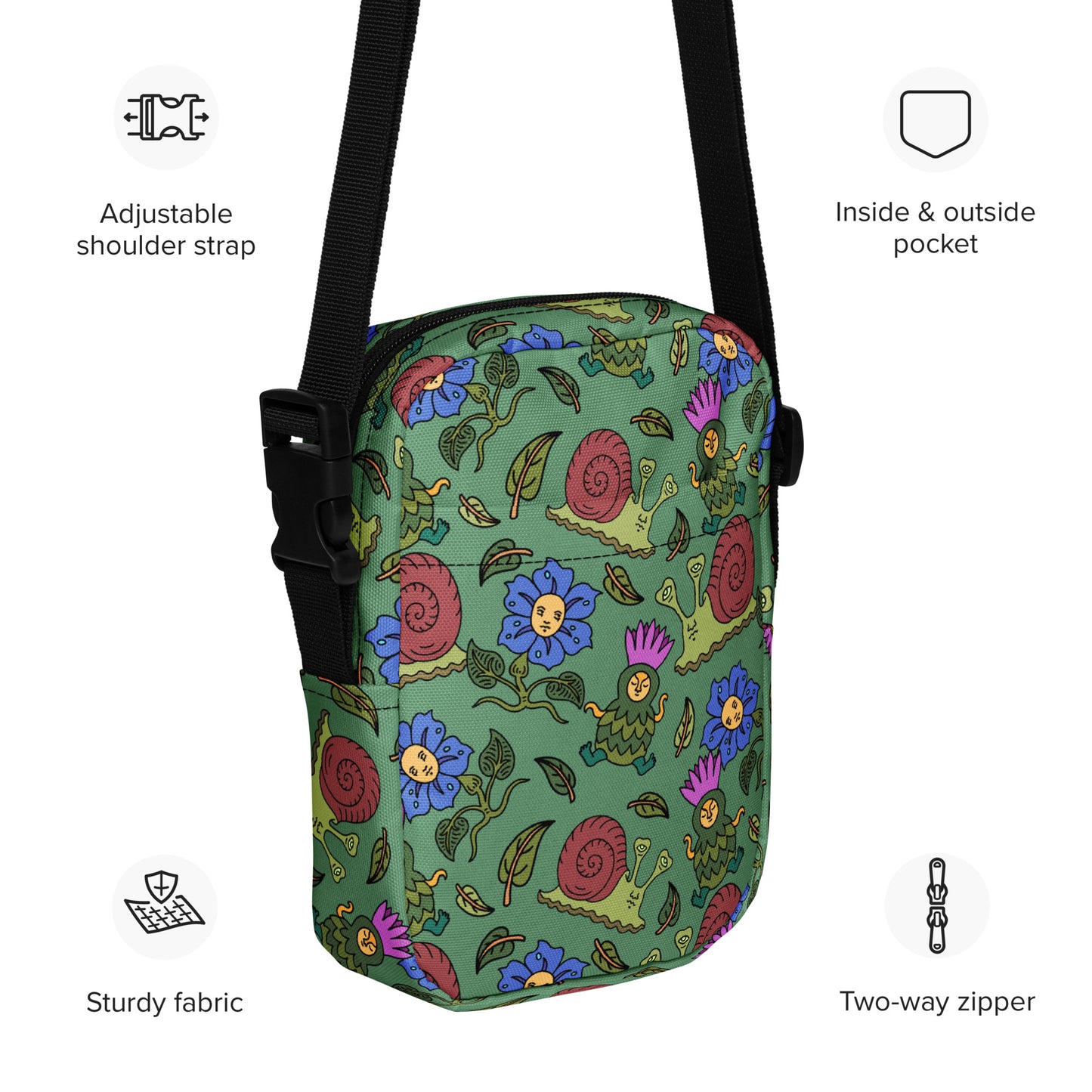 Garden Partyyy Utility crossbody bag