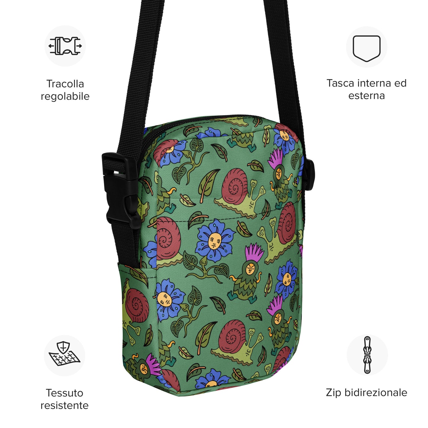Garden Partyyy Utility crossbody bag