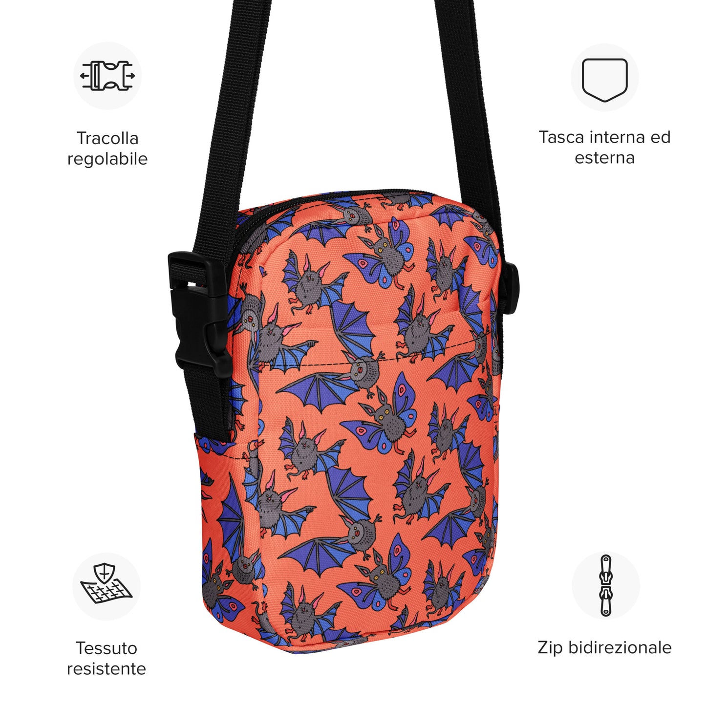 Frickin Bats Utility crossbody bag