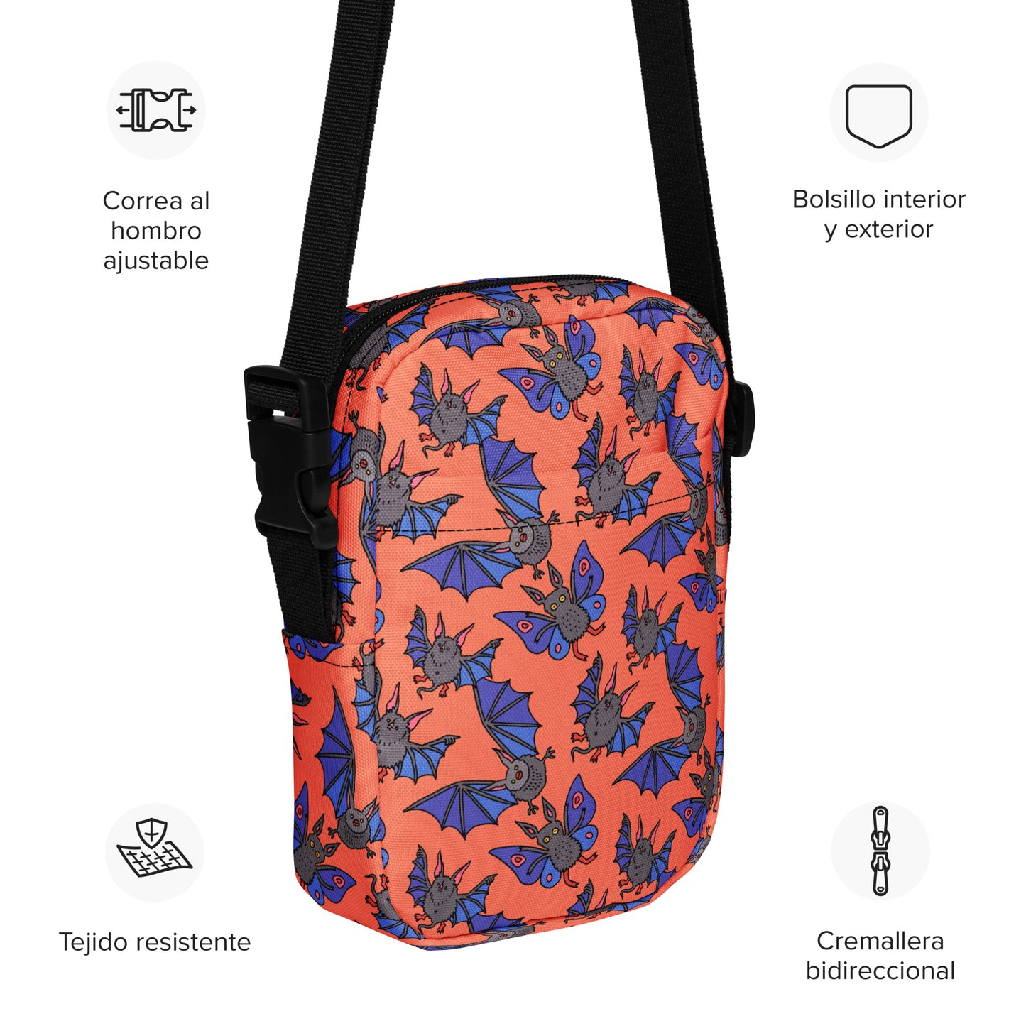 Frickin Bats Utility crossbody bag