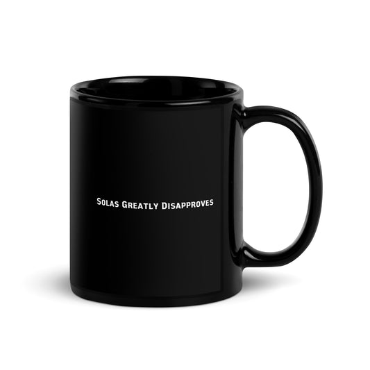 Dread Wolf Black Glossy Mug