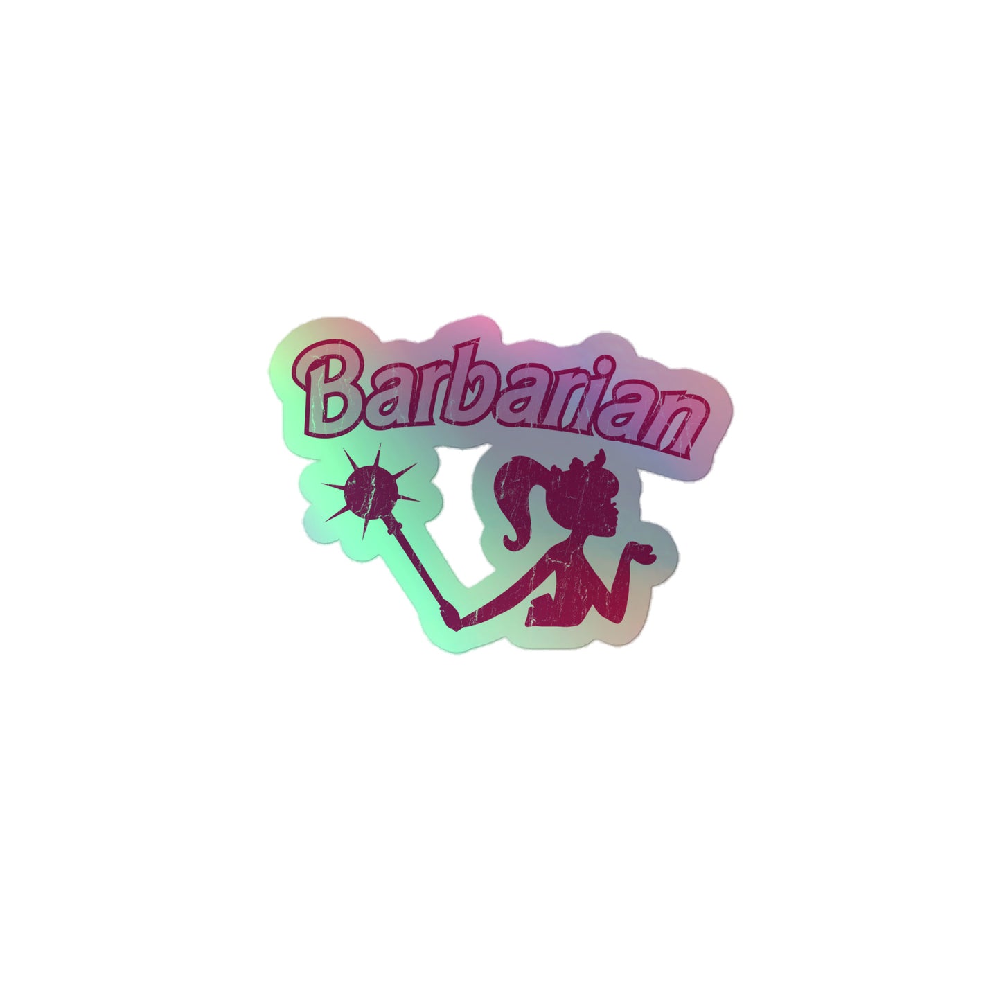 Barbarian Holographic stickers