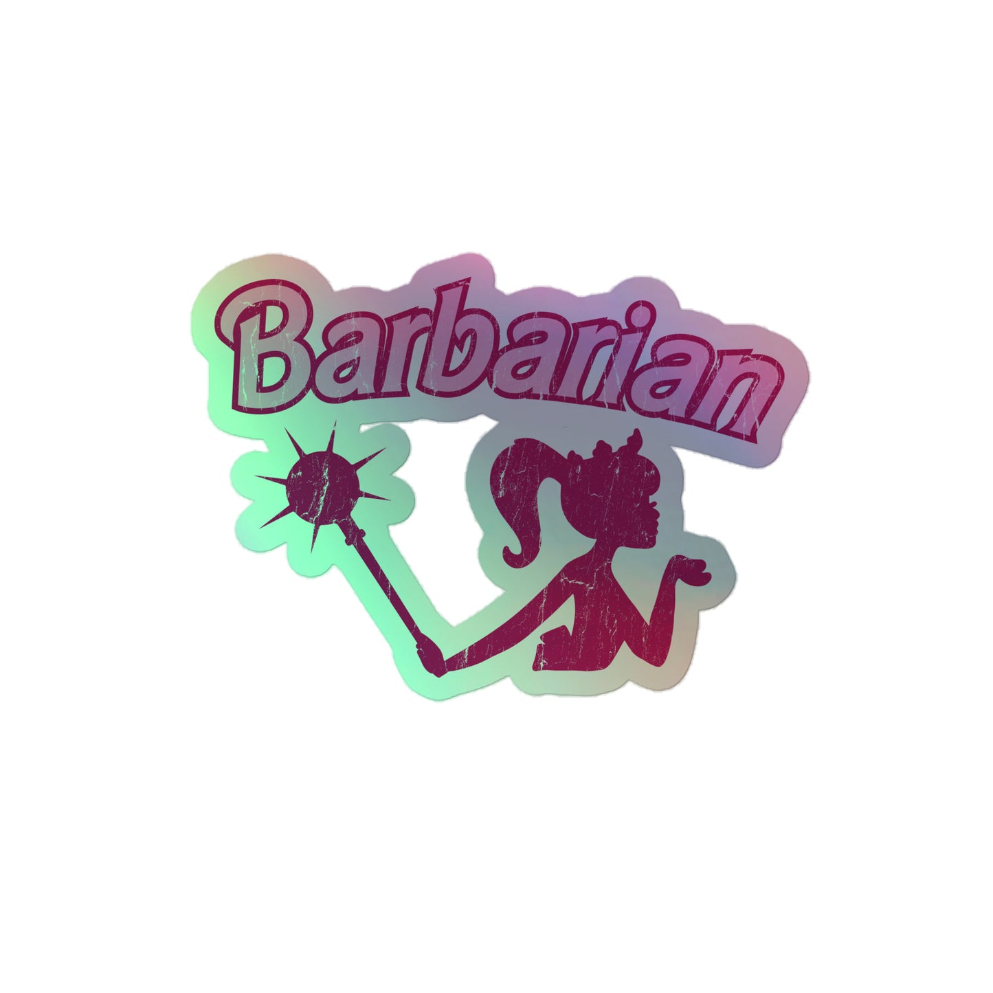 Barbarian Holographic stickers