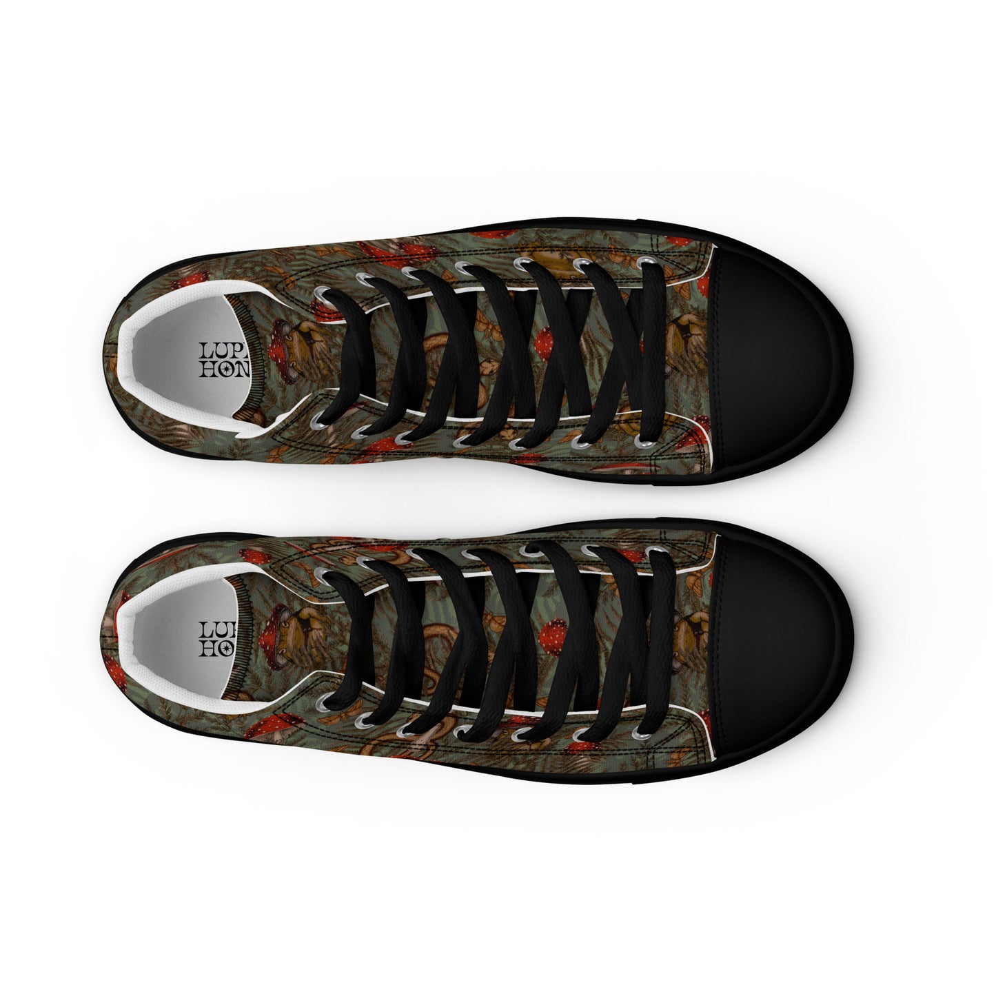 Magic Frog Men’s high top canvas shoes