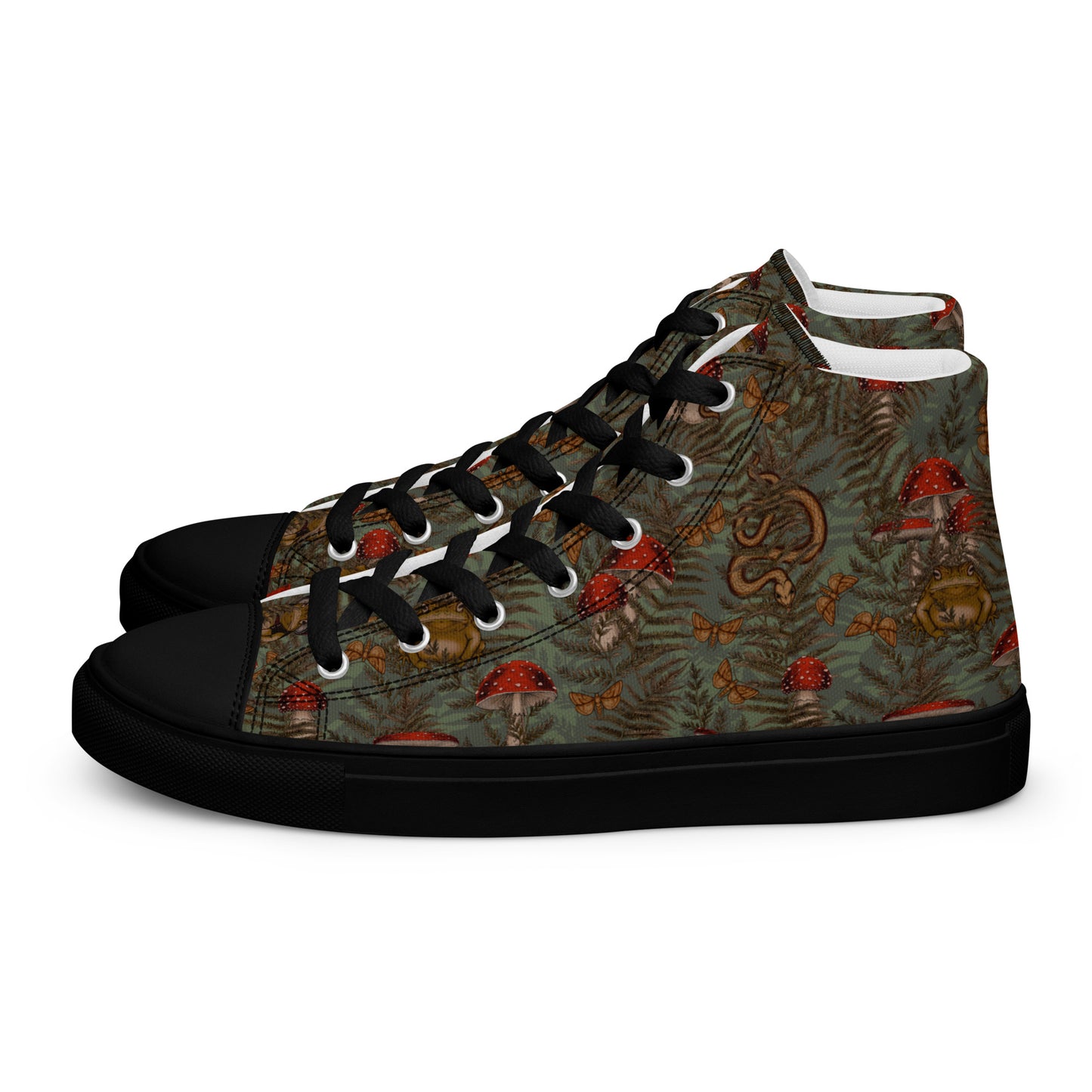 Magic Frog Men’s high top canvas shoes