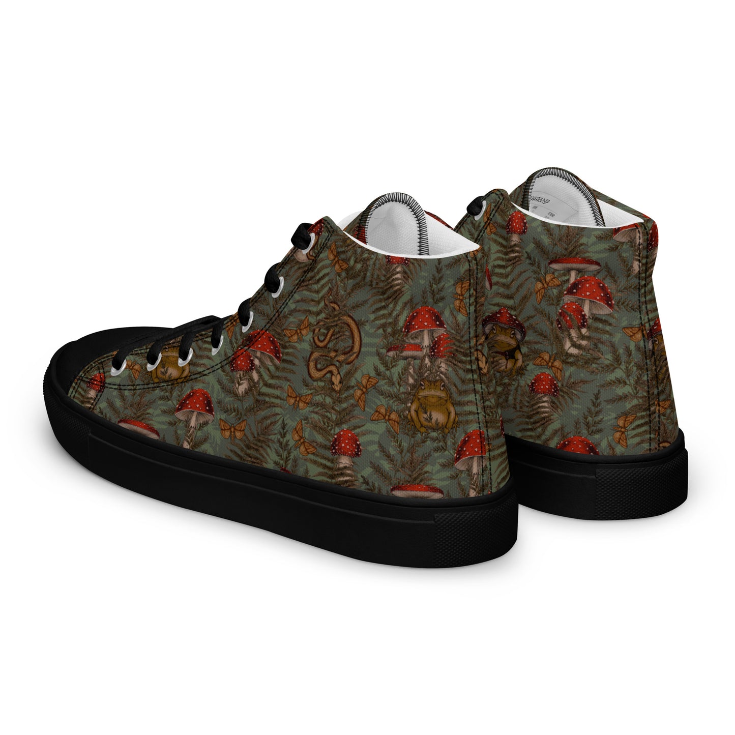 Magic Frog Men’s high top canvas shoes