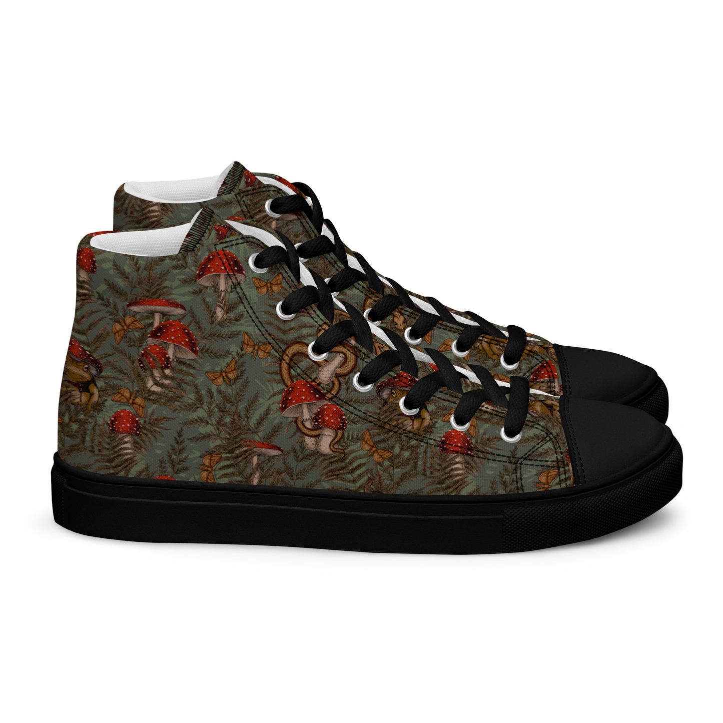 Magic Frog Men’s high top canvas shoes
