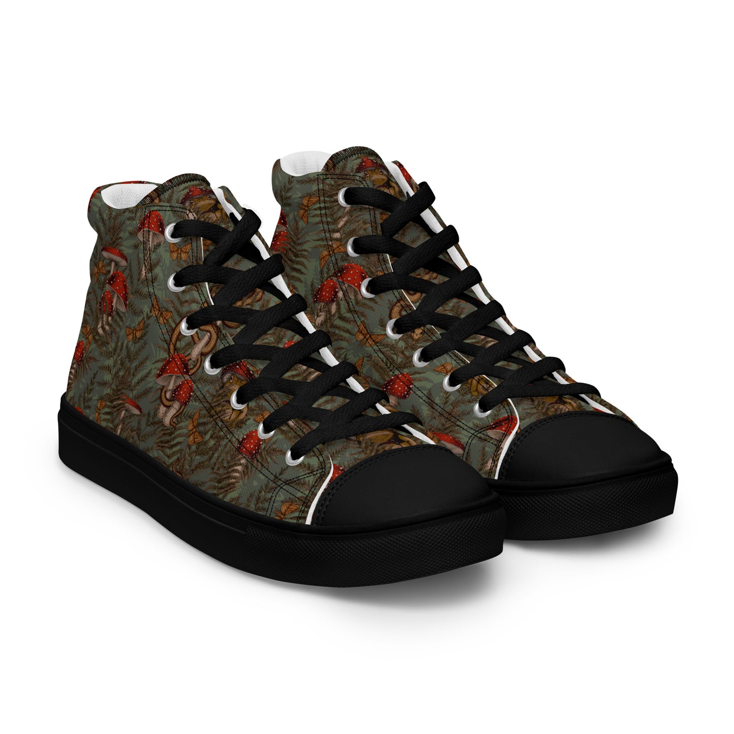 Magic Frog Men’s high top canvas shoes