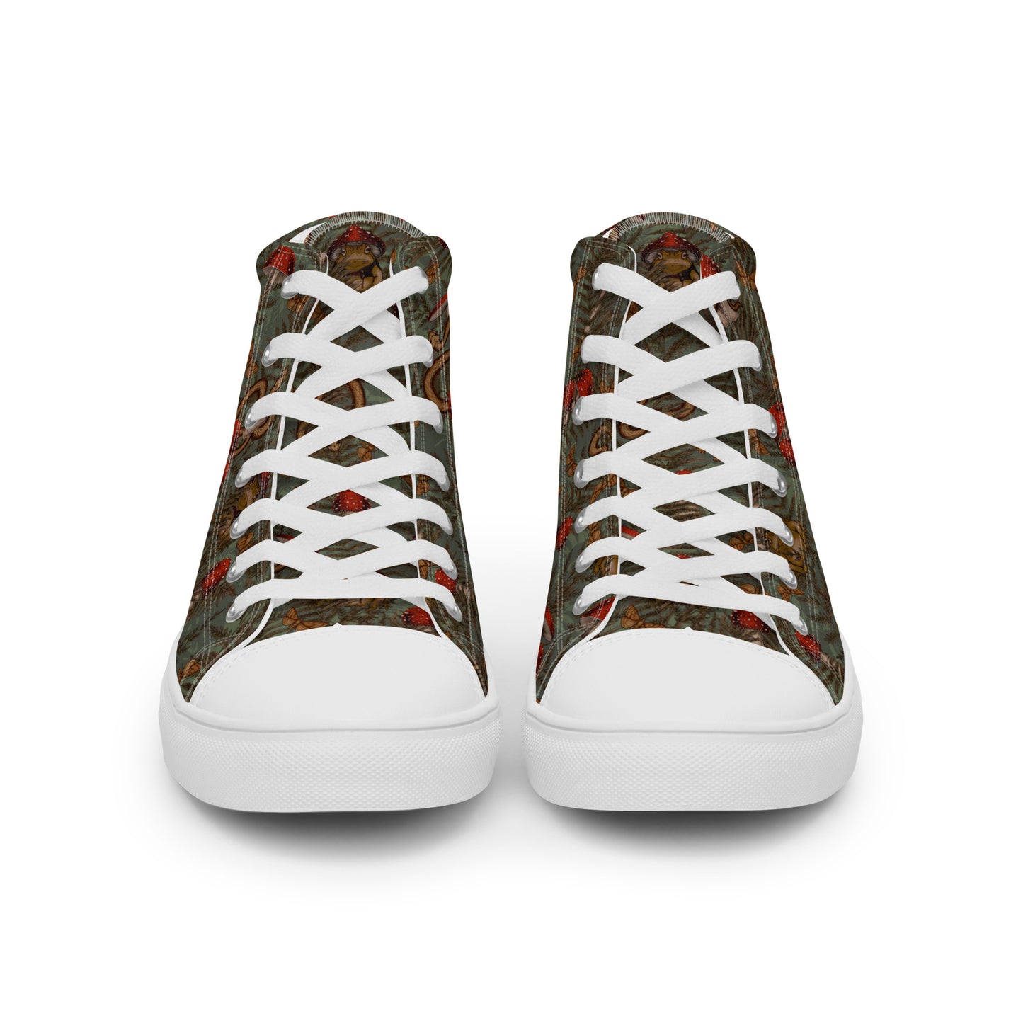 Magic Frog Men’s high top canvas shoes