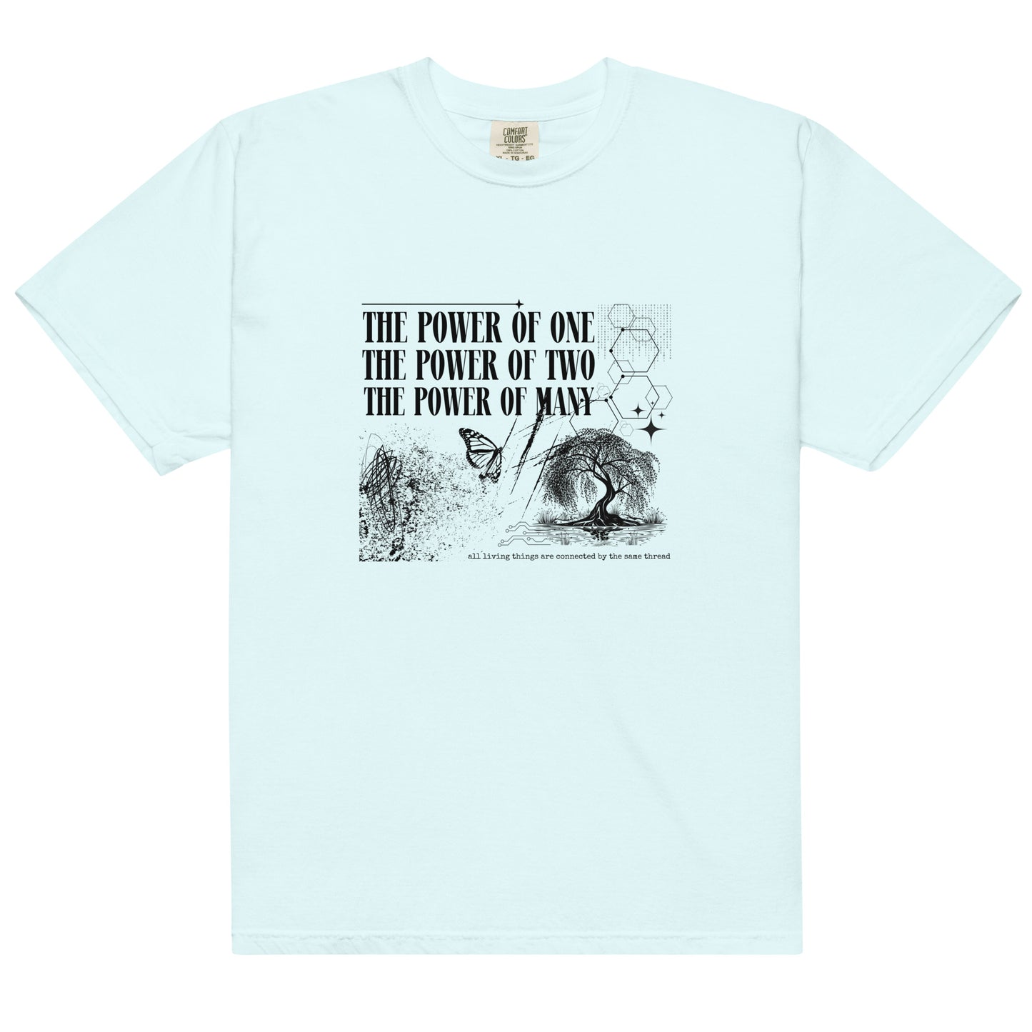 The Power of Many Unisex garment-dyed heavyweight t-shirt