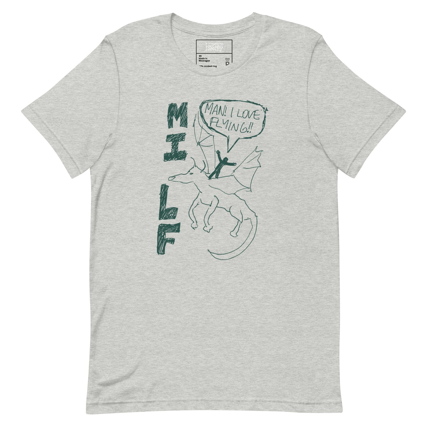 @Abzkelly Man I Love Flying (MILF) Unisex t-shirt