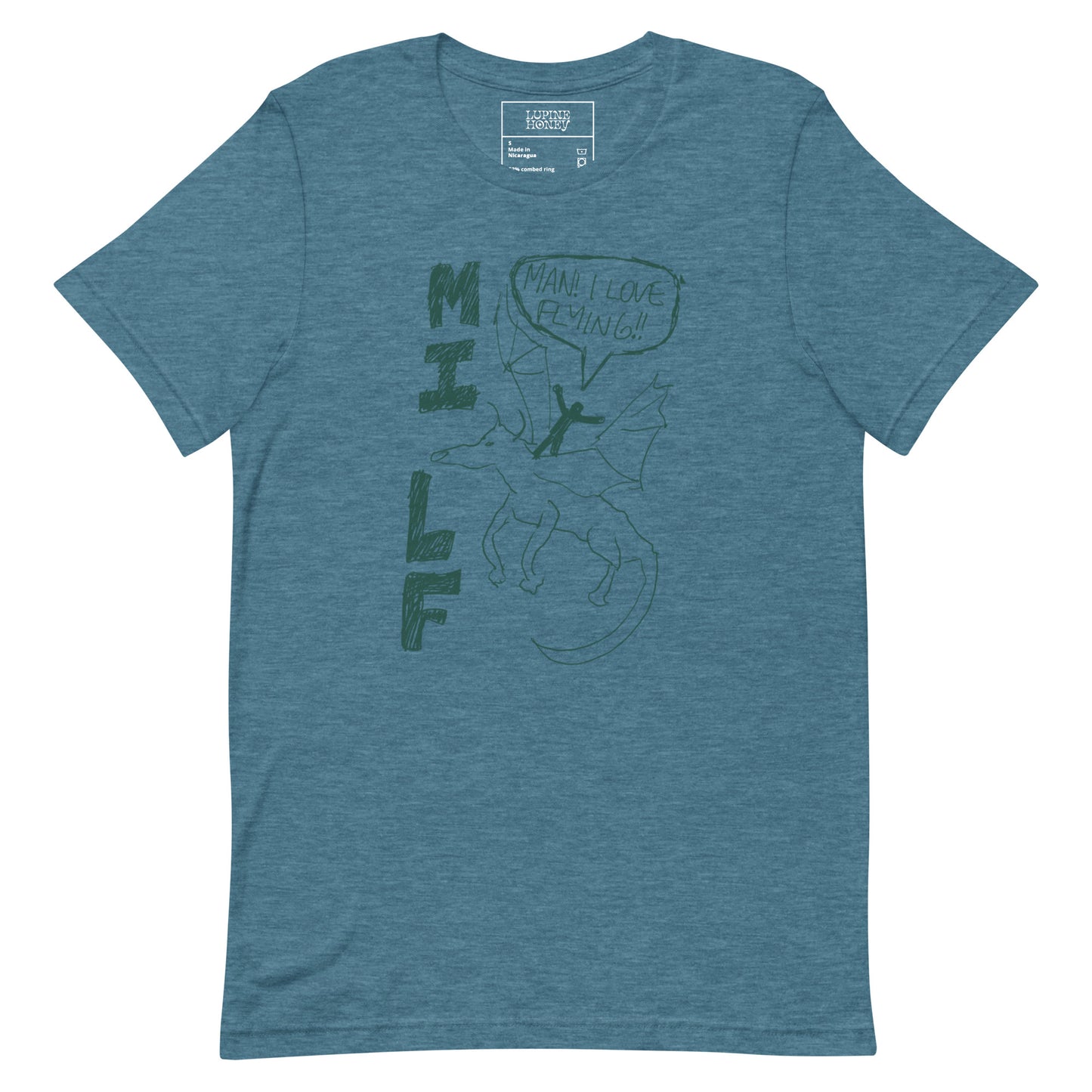 @Abzkelly Man I Love Flying (MILF) Unisex t-shirt