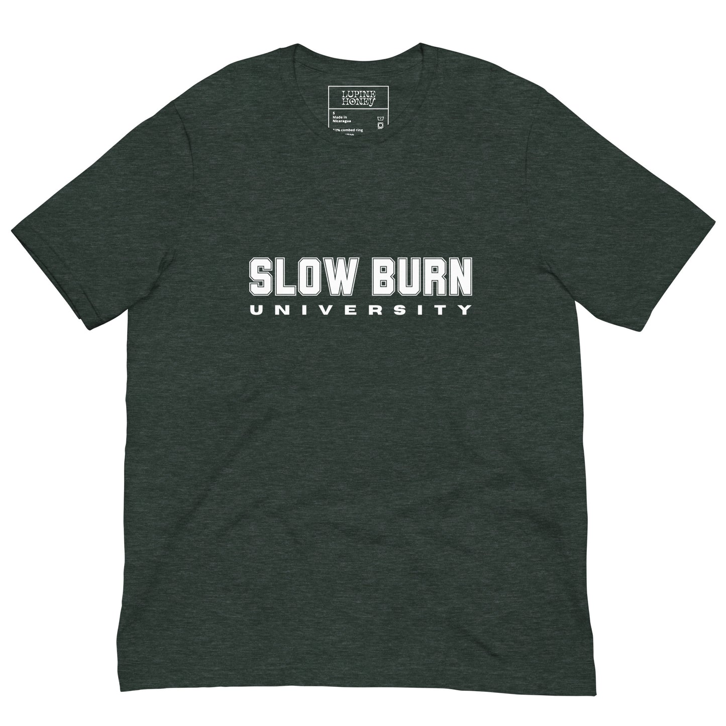 Slow Burn University Unisex t-shirt
