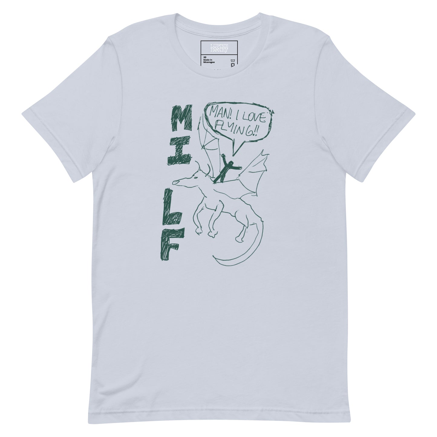 @Abzkelly Man I Love Flying (MILF) Unisex t-shirt
