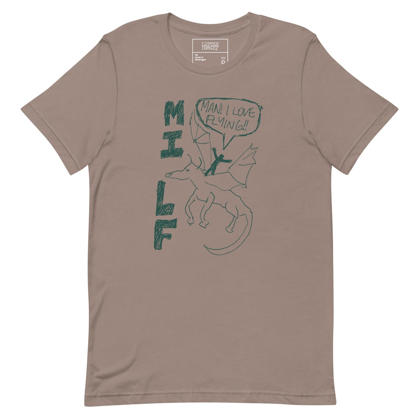 @Abzkelly Man I Love Flying (MILF) Unisex t-shirt