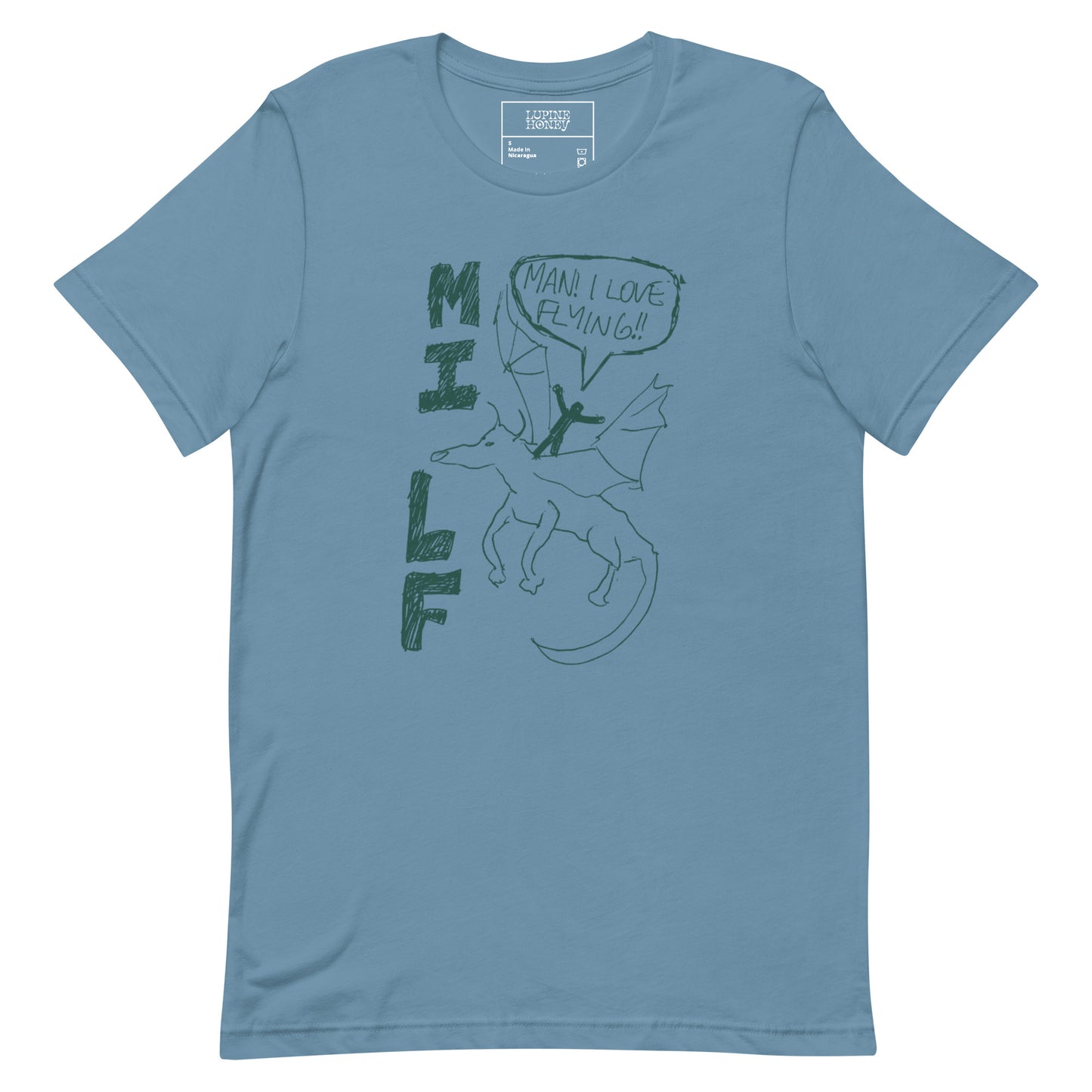 @Abzkelly Man I Love Flying (MILF) Unisex t-shirt