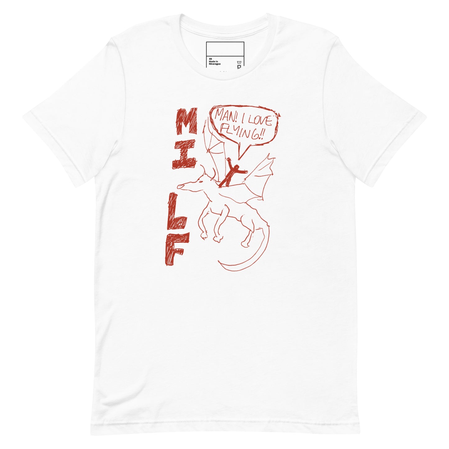 @Abzkelly Man I Love Flying (MILF) Unisex t-shirt