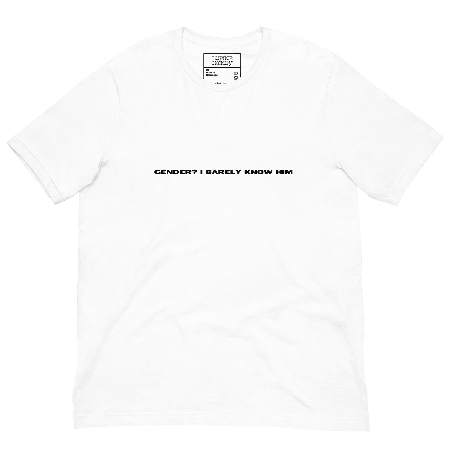 Gender? Unisex t-shirt