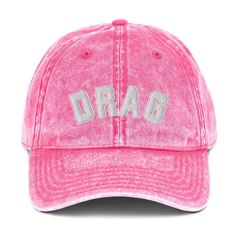 Drag Vintage Cotton Twill Cap