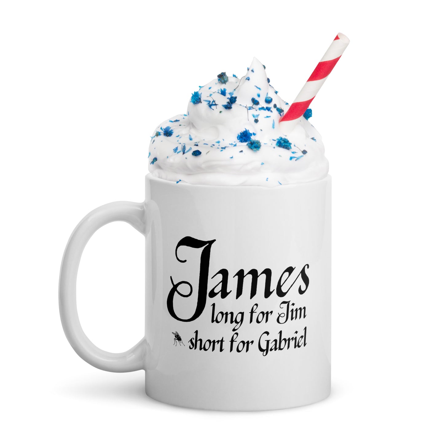 James Long for Jim White glossy mug