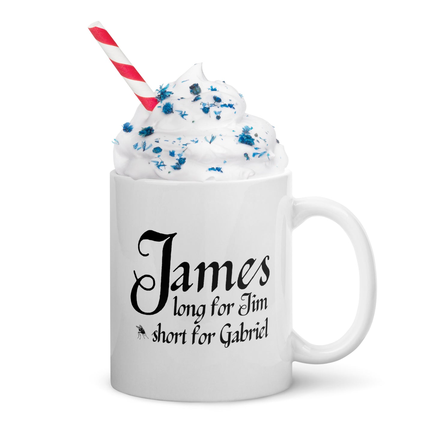 James Long for Jim White glossy mug