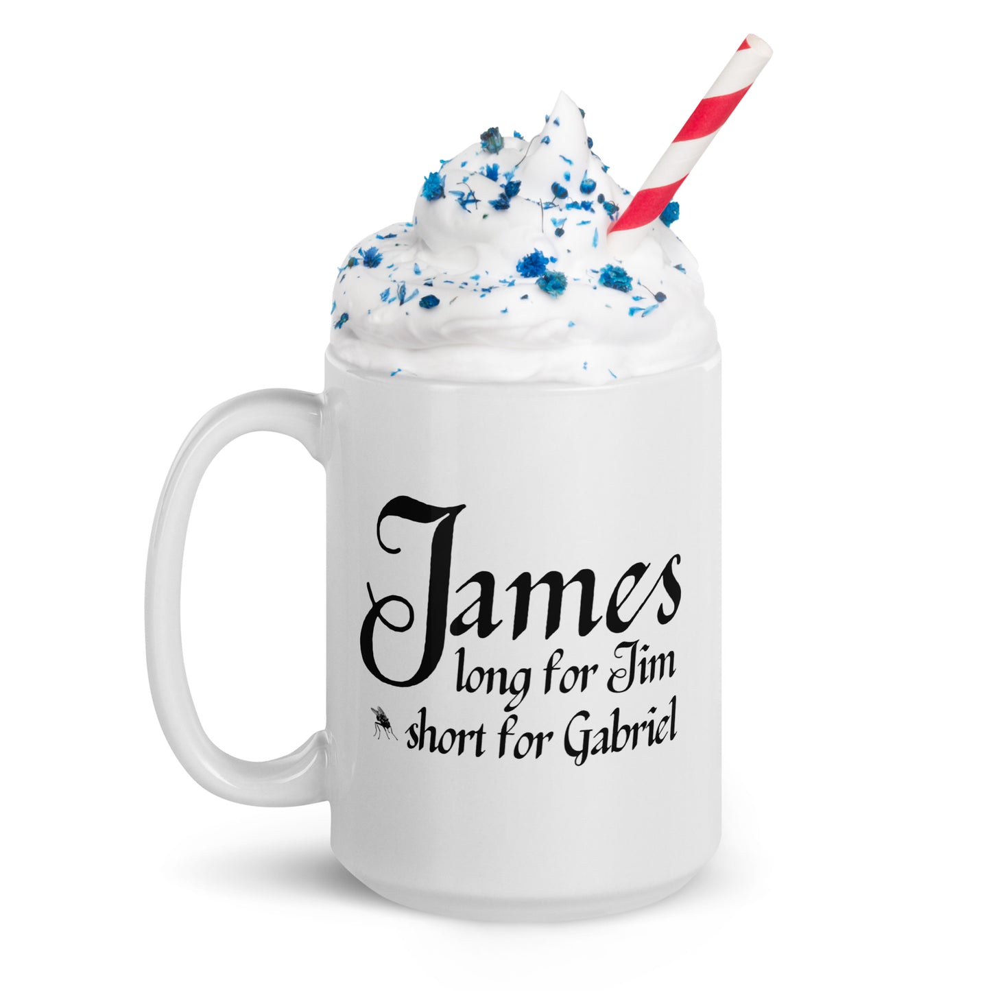 James Long for Jim White glossy mug
