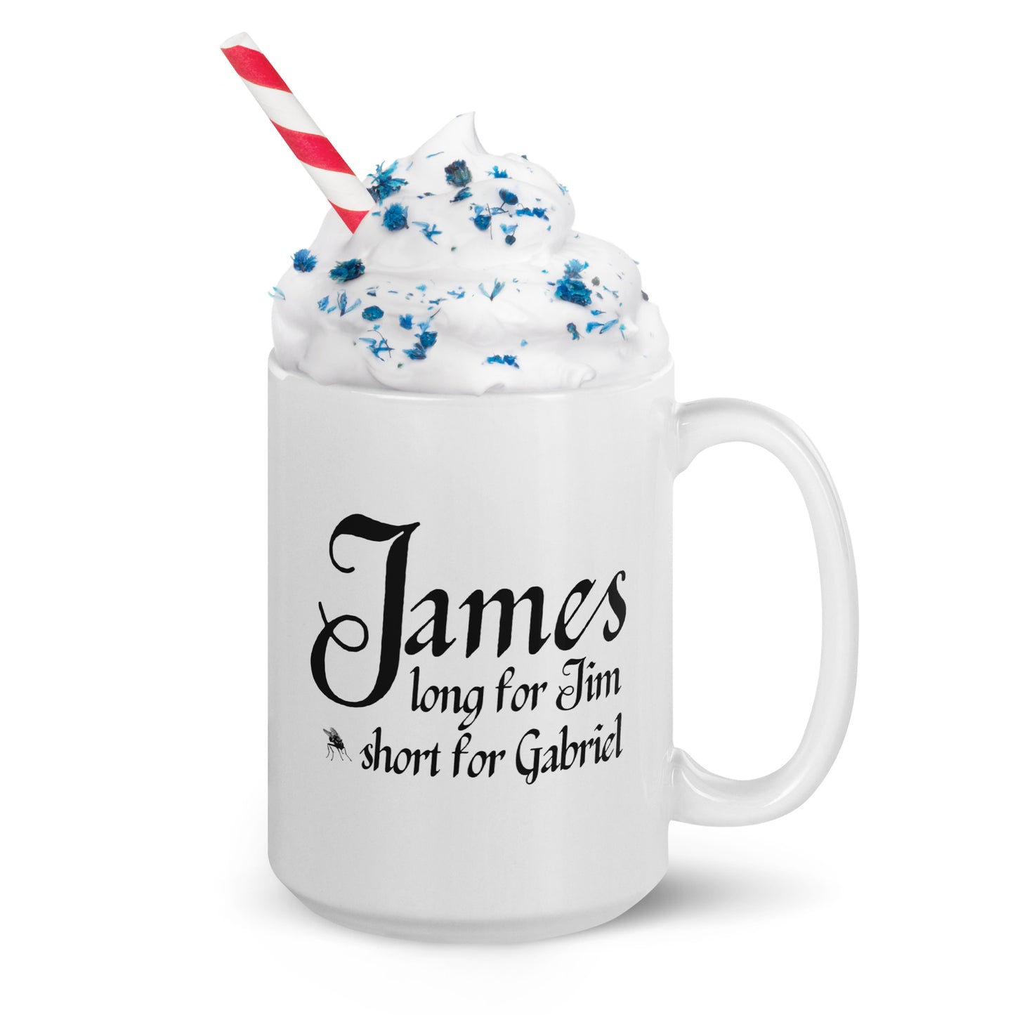 James Long for Jim White glossy mug