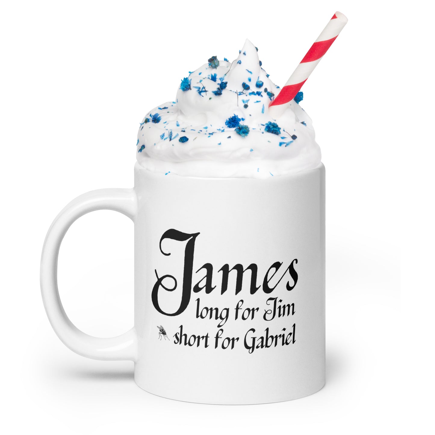 James Long for Jim White glossy mug