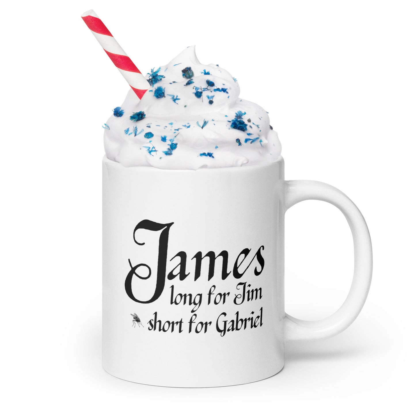 James Long for Jim White glossy mug