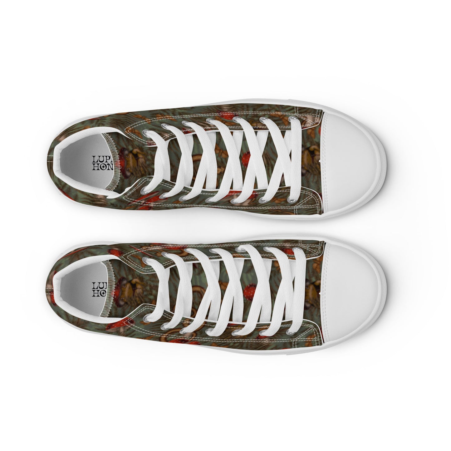 Magic Frogs Women’s high top canvas shoes