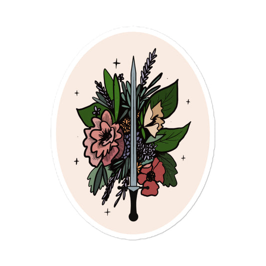 Women with Swords Sticker
