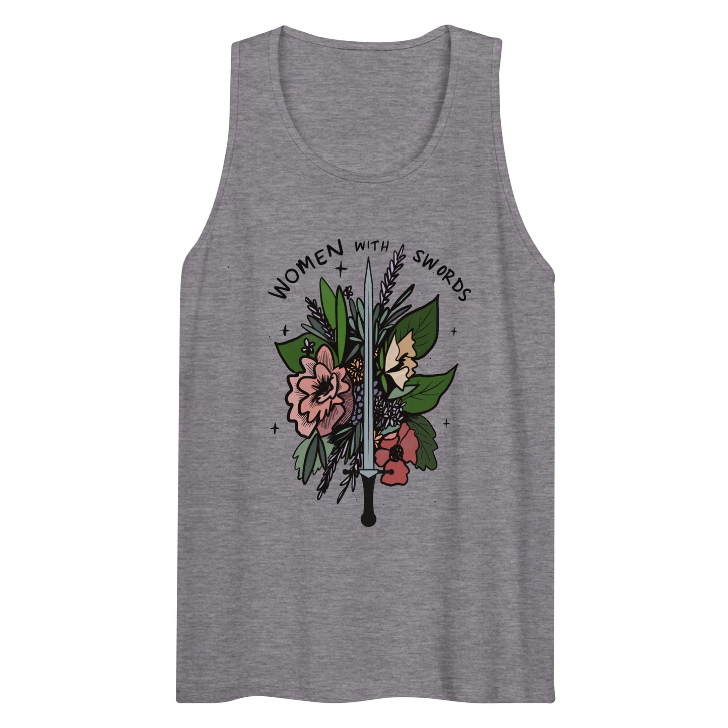 Women with Swords Unisex Tank