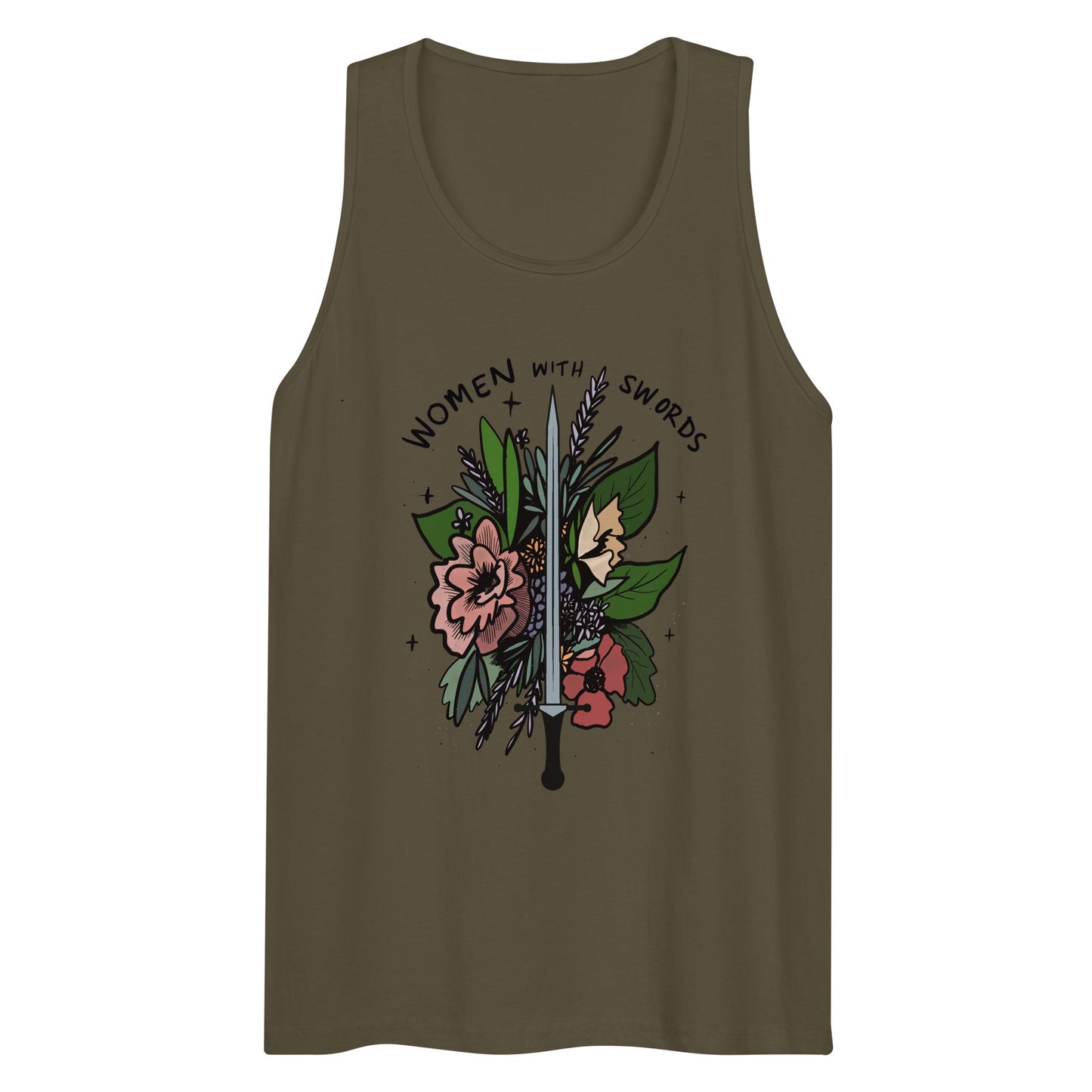 Women with Swords Unisex Tank