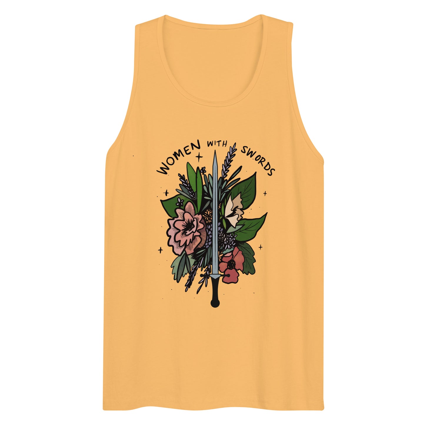 Women with Swords Unisex Tank