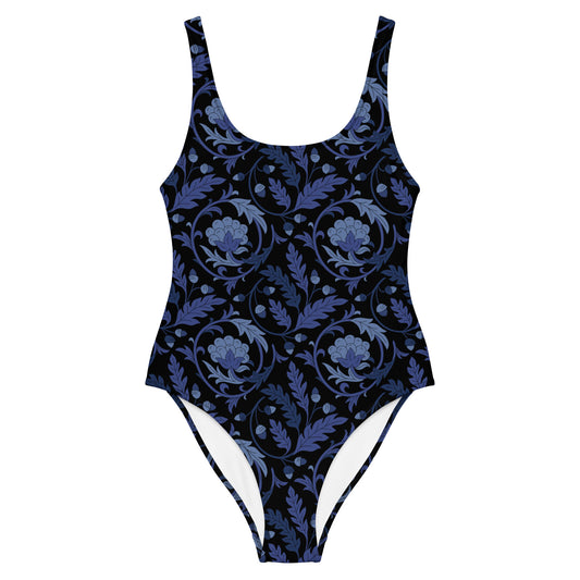 Bookplate Blue One-Piece Swimsuit