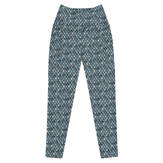 Blue Dragon Crossover leggings with pockets