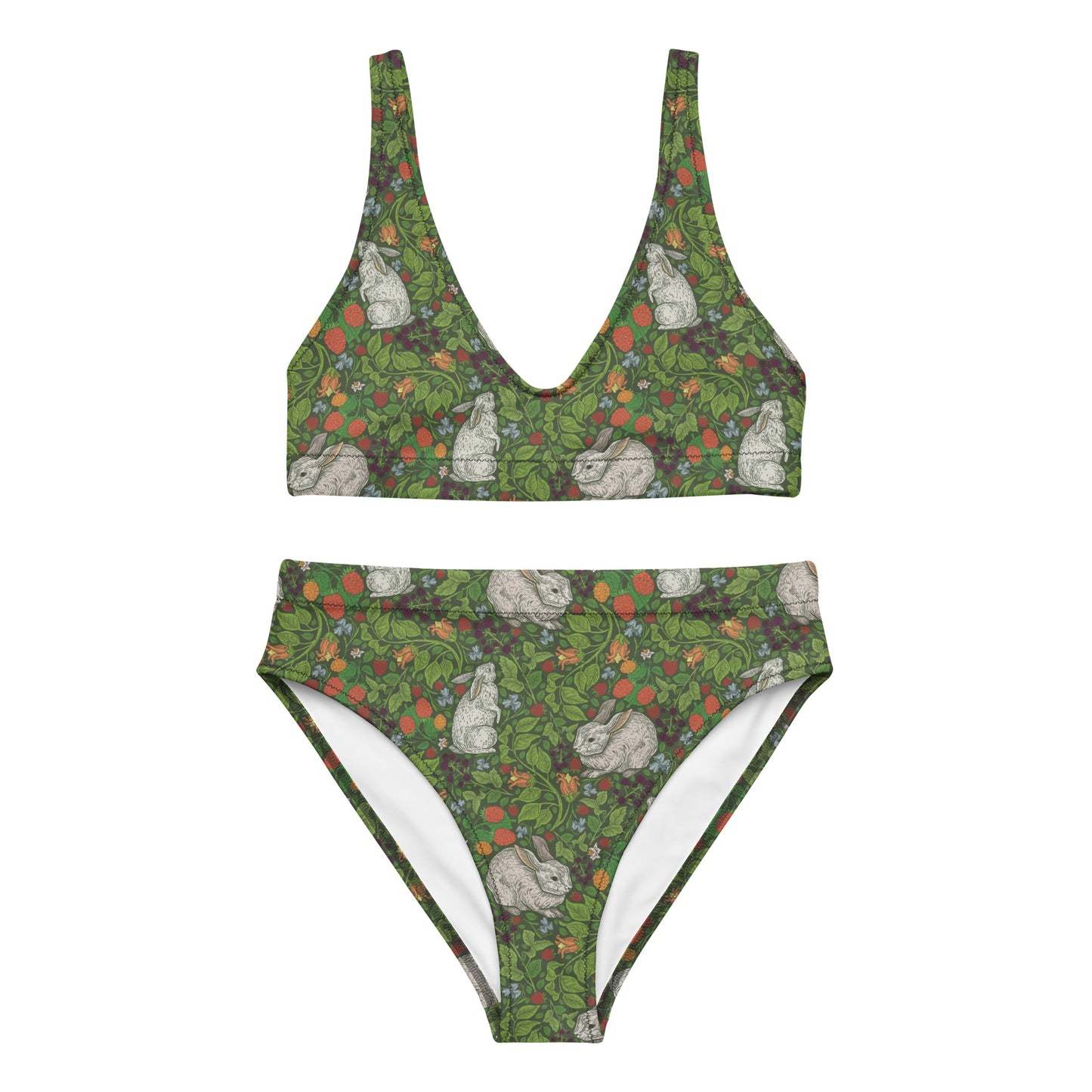 Bunny Bop Recycled high-waisted bikini