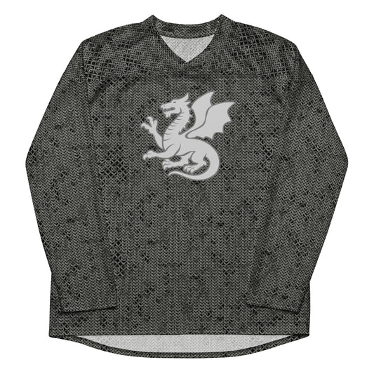 Chain Mail (Dragon) Recycled hockey fan jersey