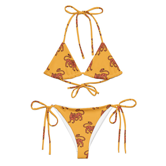 Rawrange recycled string bikini