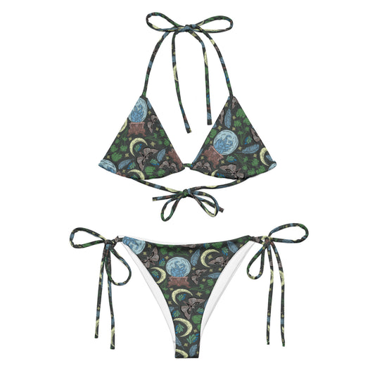 Crystal Ball recycled string bikini