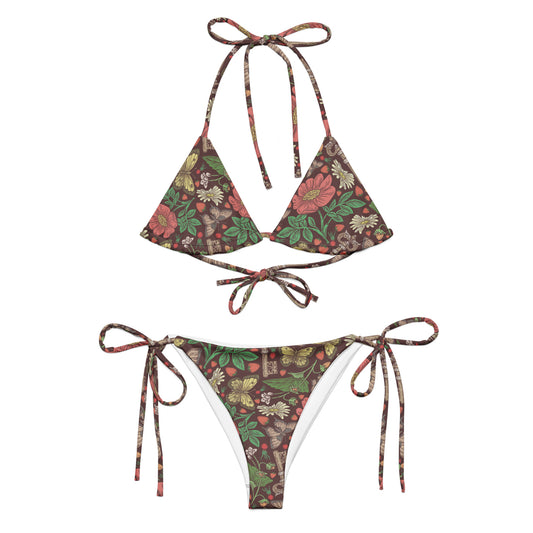 Secret Garden recycled string bikini